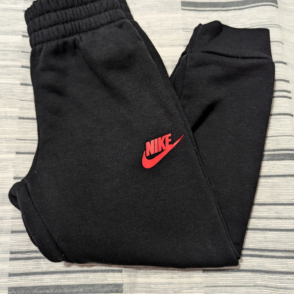 Nike 4t Black and Red sweat pants